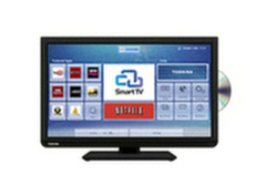 Toshiba 24D343 LED HD Ready Smart TV/DVD Combi, Wi-Fi, 24